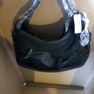 Women's MG Collection Black leather purse